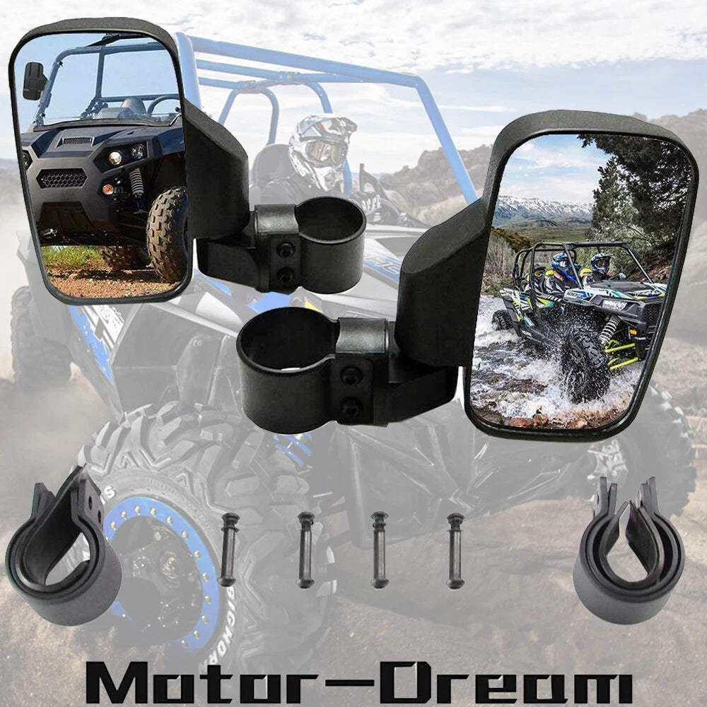 Set of 2 Rear View Side Mirrors for Polaris RZR Ranger (2010–2023)