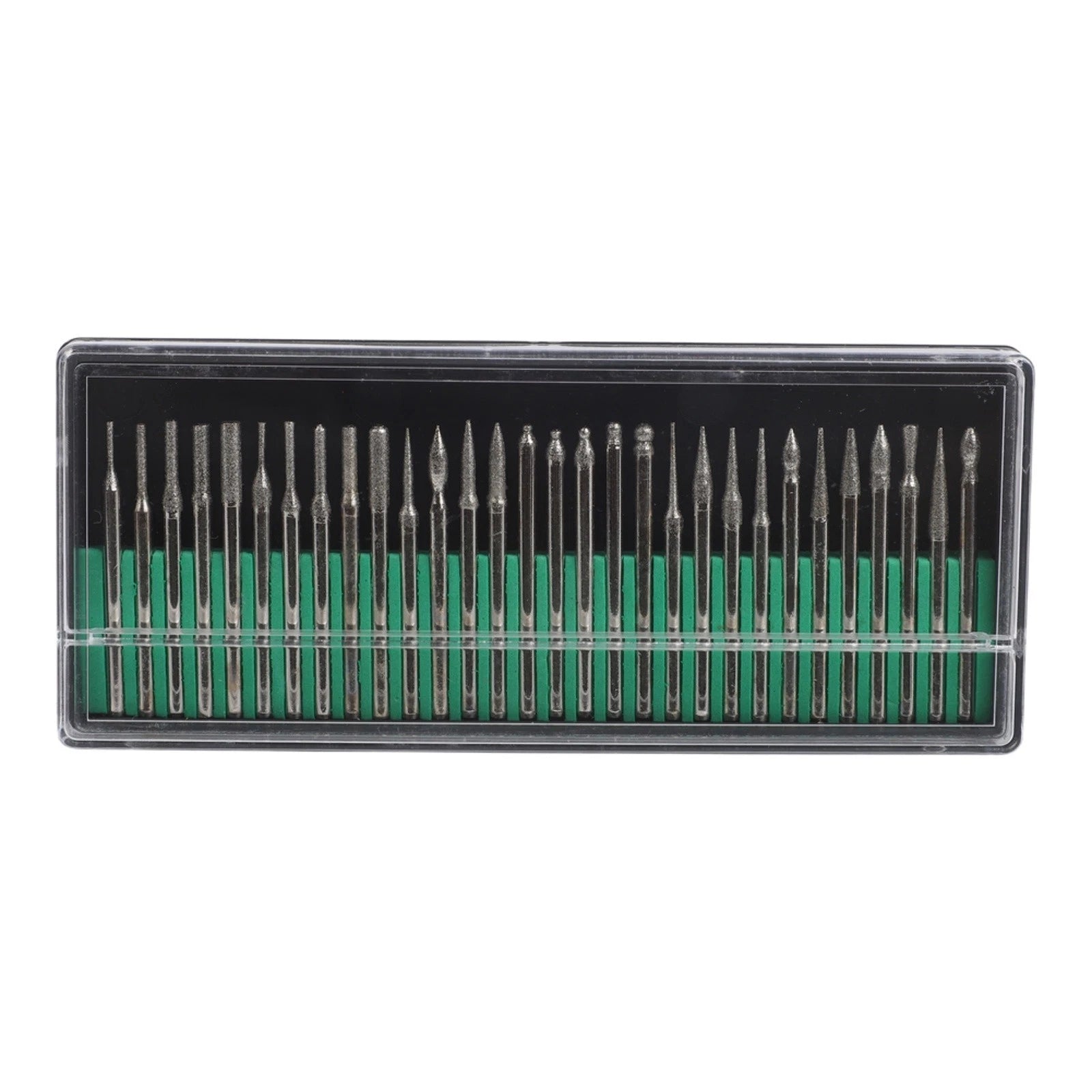 30-Piece Diamond Coated Drill Bits Set for Beads and Gemstones