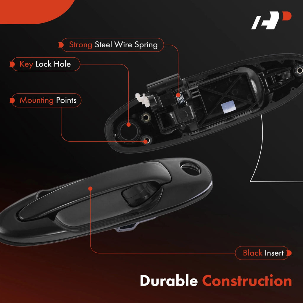 Front Left Exterior Door Handle for Toyota Tundra (2004–2006) Sequoia (2001–2007)