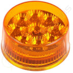 Set of 4 LED Amber Round Clearance Side Marker Lights 2"