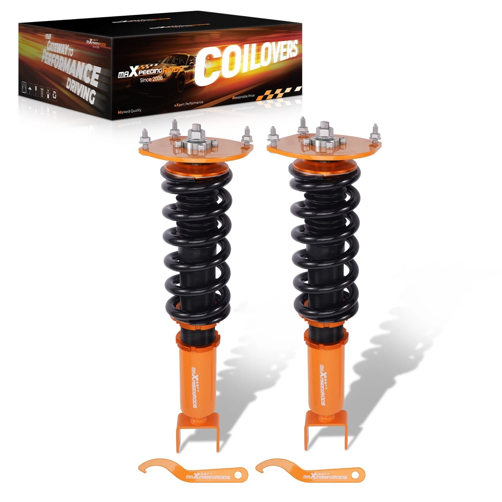 Front Air to Coil Springs Conversion Kit for Lincoln Mark VIII (1993–1998)