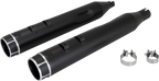 Torquer Slip-On Mufflers for Vance & Hines (4-1/2", Machine Cut, 46676)