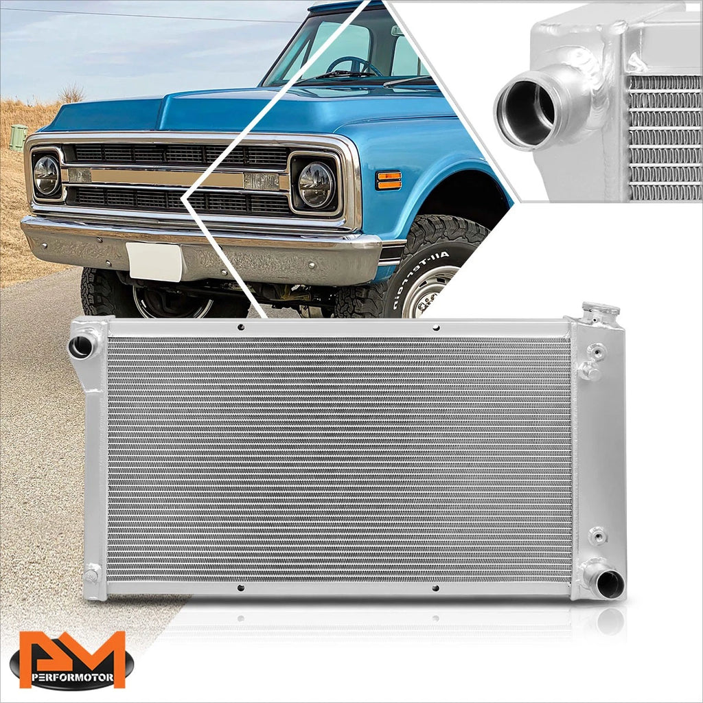 3-Row Aluminum Radiator for Chevy/GMC C/K-Series Pickup (1967–1972)