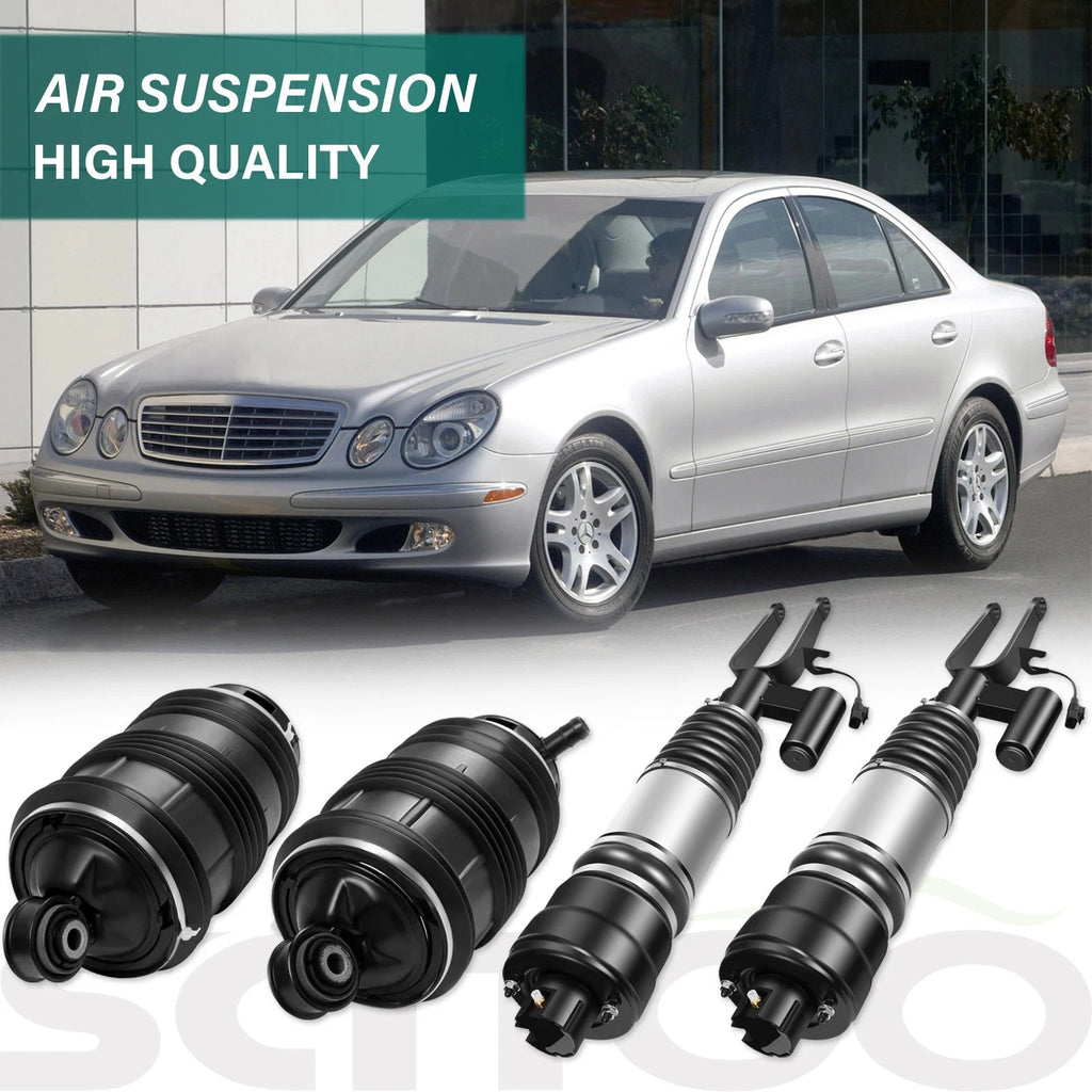 Set of 2 Airmatic Air Struts for MB W211 E350 E500 E550 4Matic (2003–2009)
