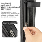 1.5L Hard Shell Side Storage Bags for Motorcycle - Left & Right - Black