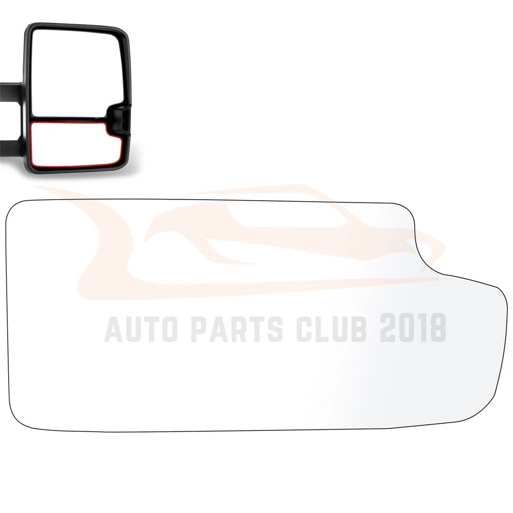 Replacement Mirror Glass for GMC Sierra 1500 2500 3500 (1988–1998) RH Side