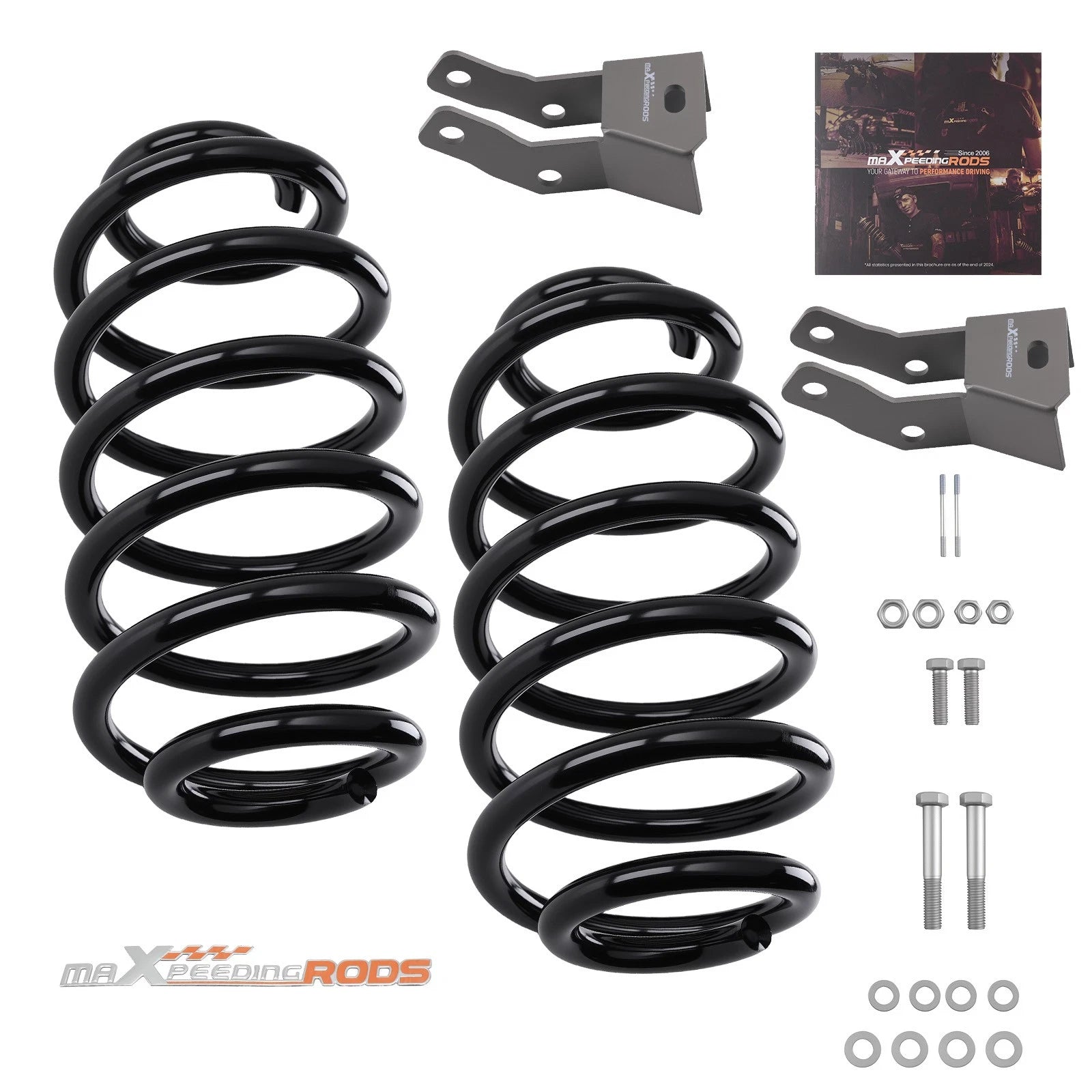 Rear 3" Lowering Spring Shock Kit for Escalade Yukon XL Suburban (2000–2006)