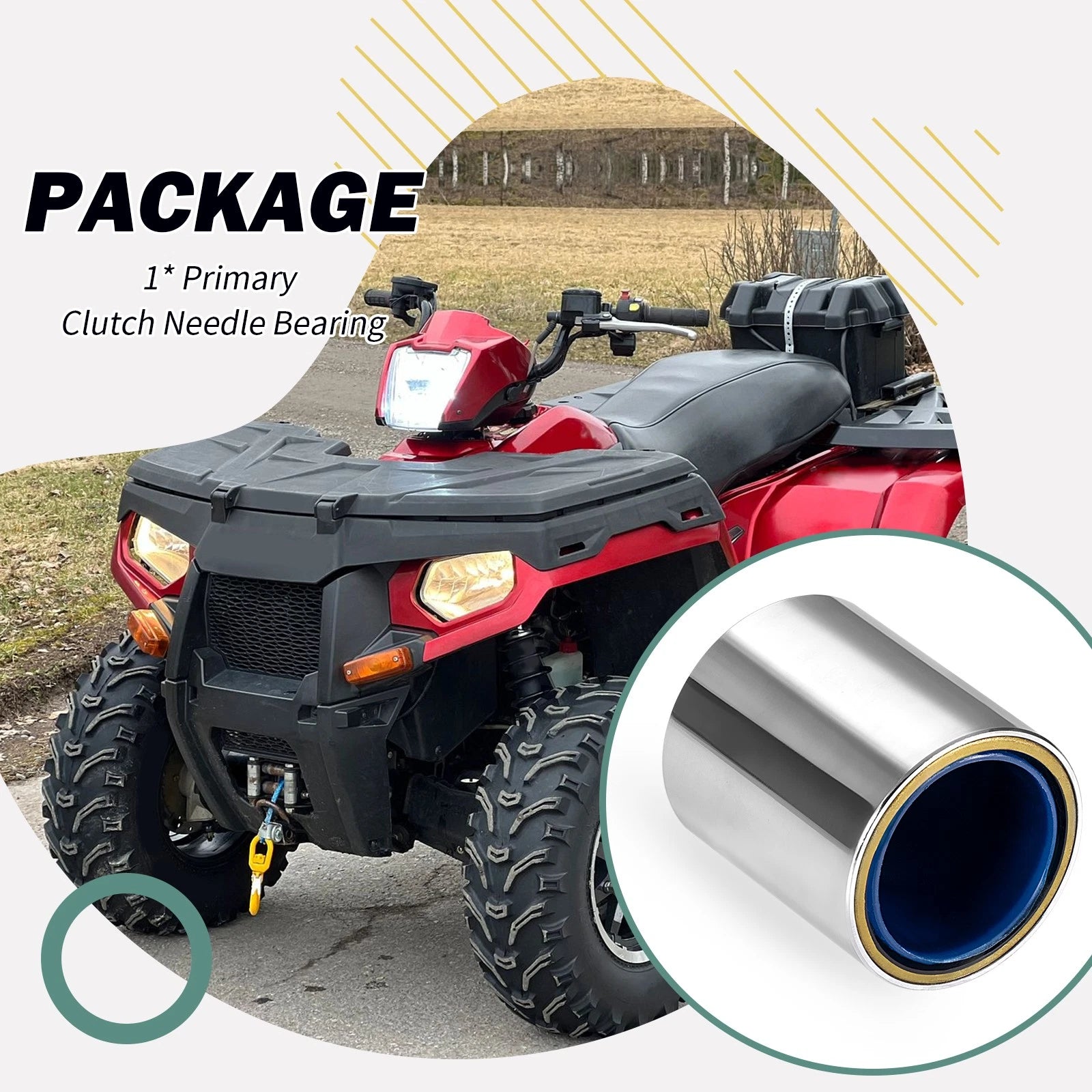 Primary Clutch Needle Bearing for Polaris Sportsman 500 700 800 (2000–2014)