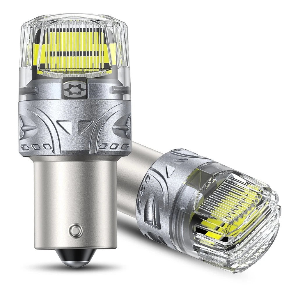 2X 6000K LED 1156 P21W 7506 Reverse Backup Light Bulb Canbus for Automotive