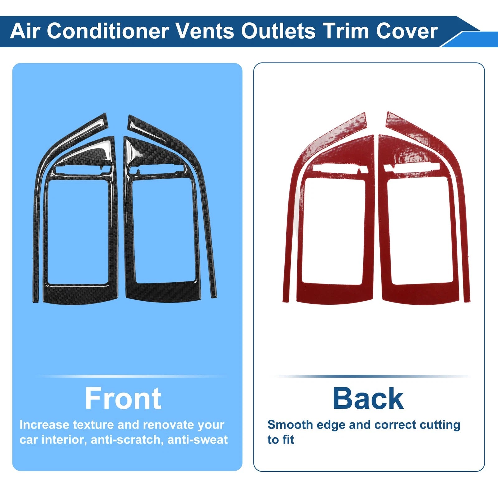 Set of 1 Air Condition Outlet Vent Trim Cover Frame for Toyota Camry (2012–2014)