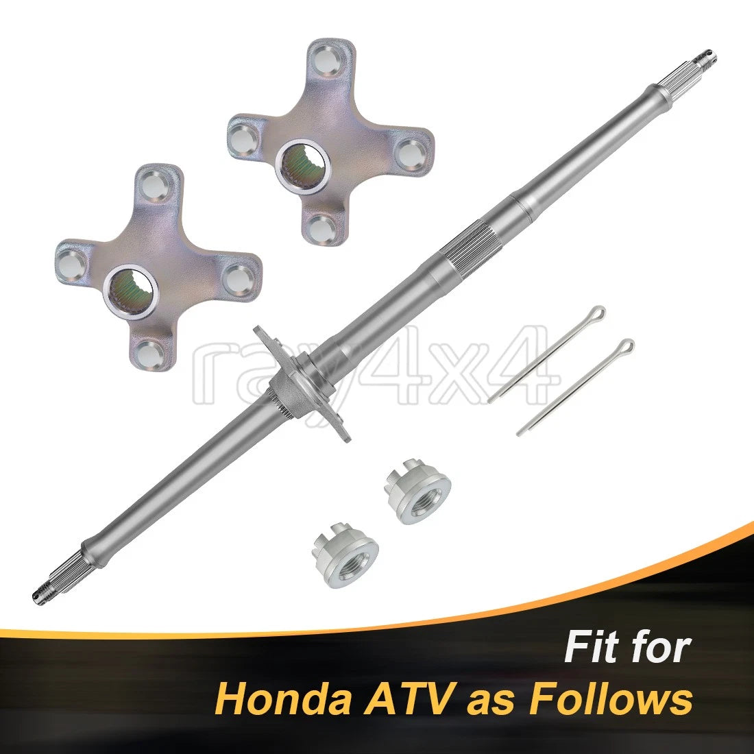 Rear Axle Shaft W/Hubs for Honda Sportrax 450 TRX450R TRX450ER (2004–2014)