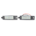2Pcs White LED Rear License Plate Light for Toyota Hiace H200, RAV4, Vanguard