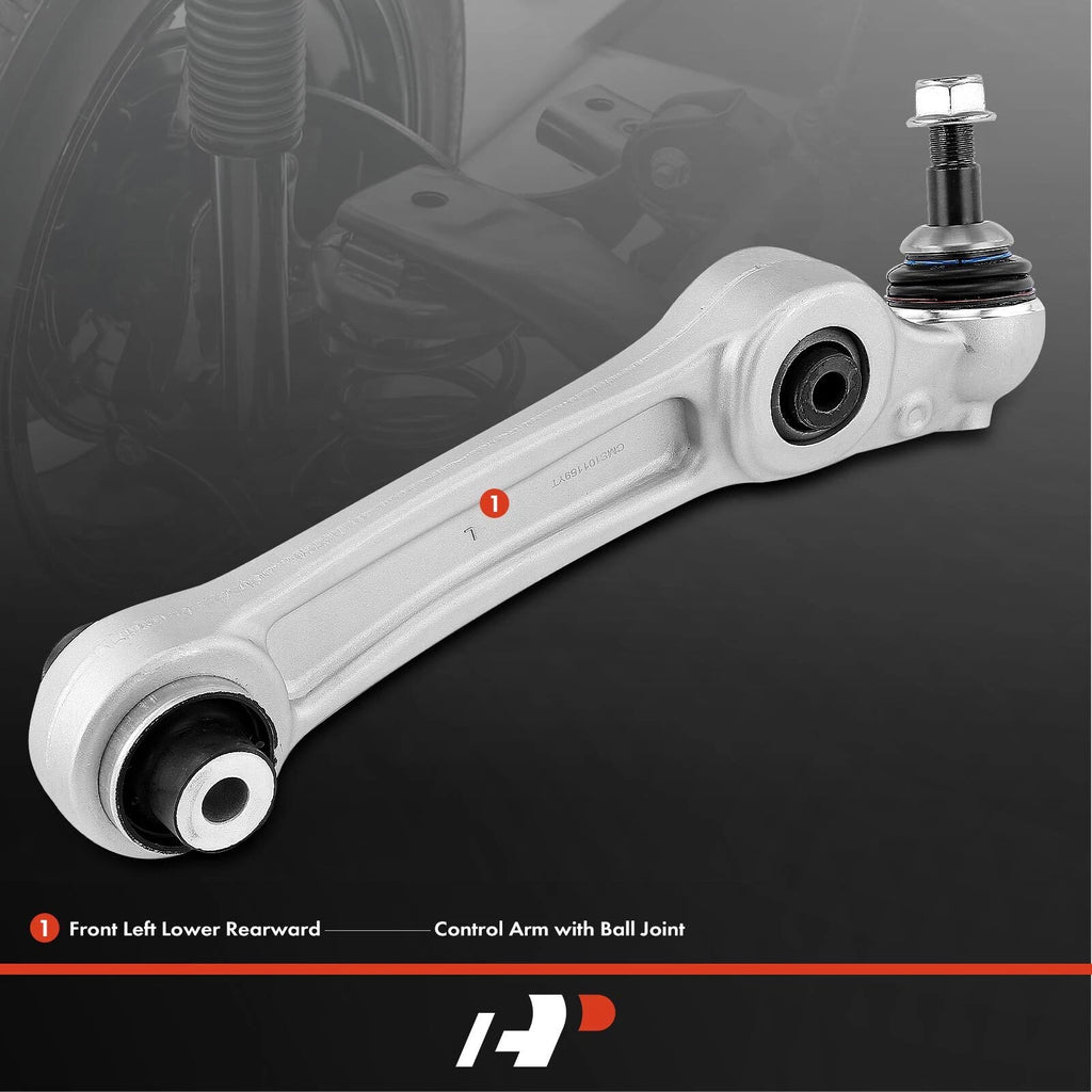 Front Left Lower Rearward Control Arm with Ball Joint for BMW F01 740i (2009–2015)