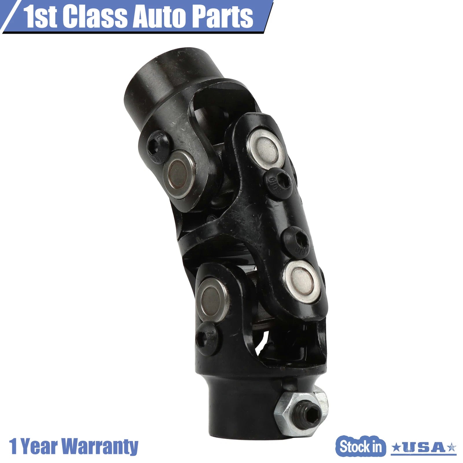 Double Steering U Joint Coupler for Universal Fit (3/4" DD x 3/4")