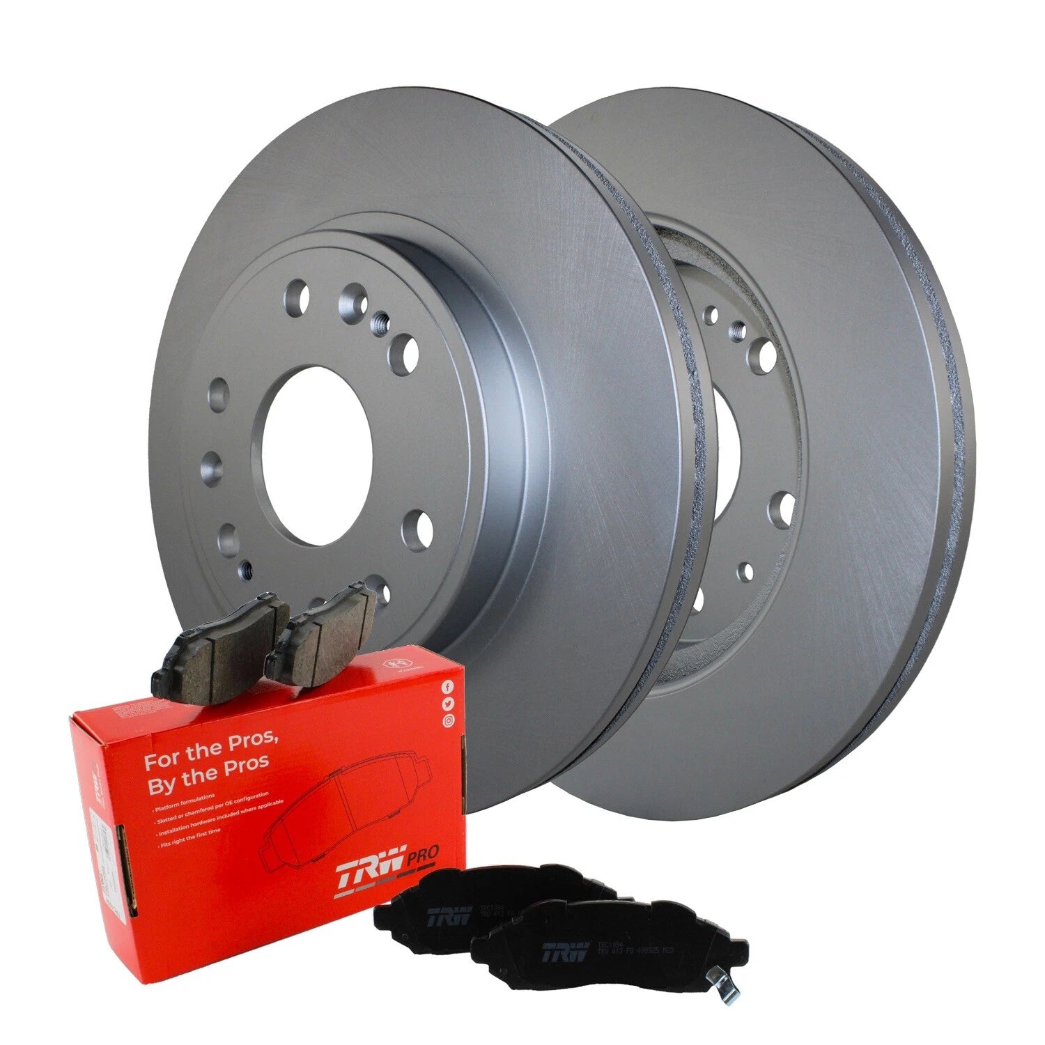 Front Brake Kit 330mm Disc Rotors TRW Pro Metallic Pad for Chevy Tahoe GMC Yukon (2007–2014)