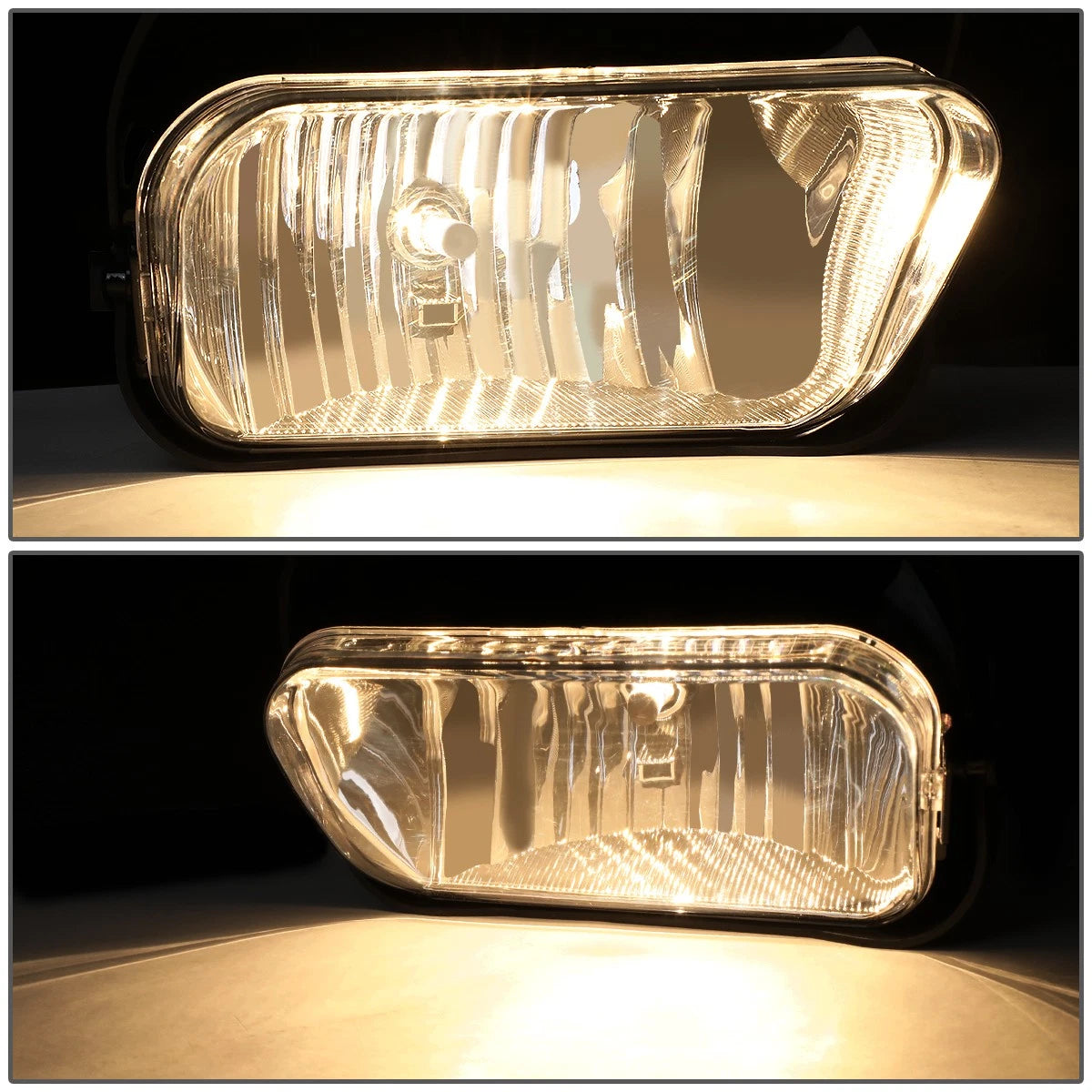 2X Fog Lights for Chevy Silverado 1500 2500 (2004–2007) Smoked