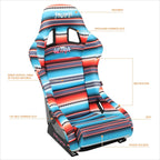 NRG FRP-303-BAJACALI Bucket Racing Seat for Universal Fit (Medium)