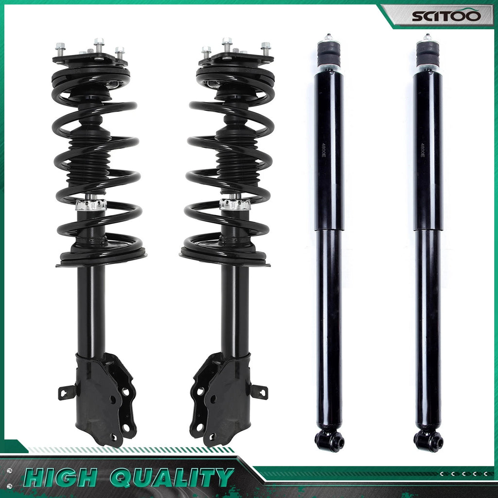 Front Complete Struts Assembly & Rear Shocks for Mazda CX-9 (2007–2010)