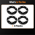 4X 25mm Wheel Spacers for Chevy Silverado 1500 GMC Sierra (2007–2023) 6x5.5 M14x1.5 108mm