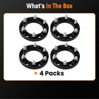 4X 25mm Wheel Spacers for Chevy Silverado 1500 GMC Sierra (2007–2023) 6x5.5 M14x1.5 108mm