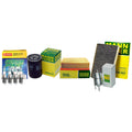 Set of 4 Mann Engine Cabin Air Oil Fuel Filters & Denso Iridium Spark Plugs for
