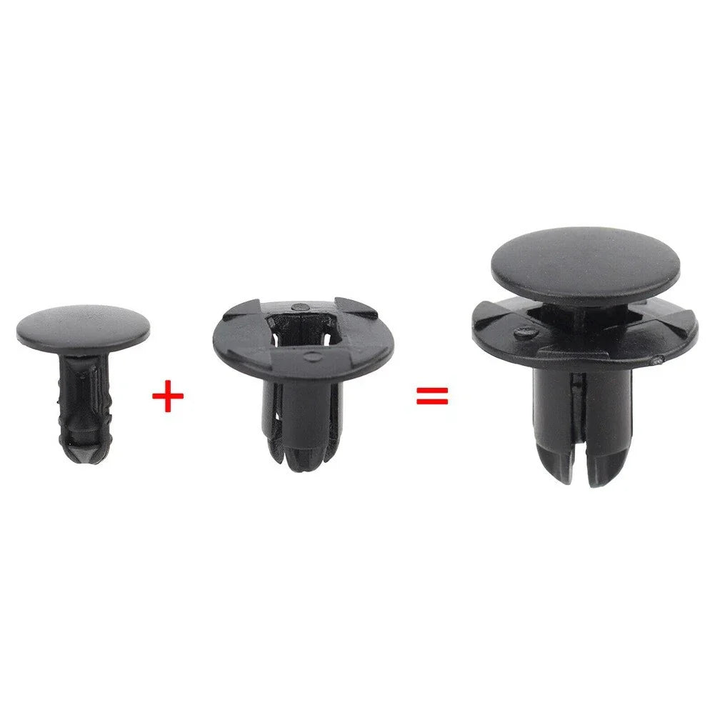 2 x Front Bumper Push Clips Rivets Fastener for Hyundai