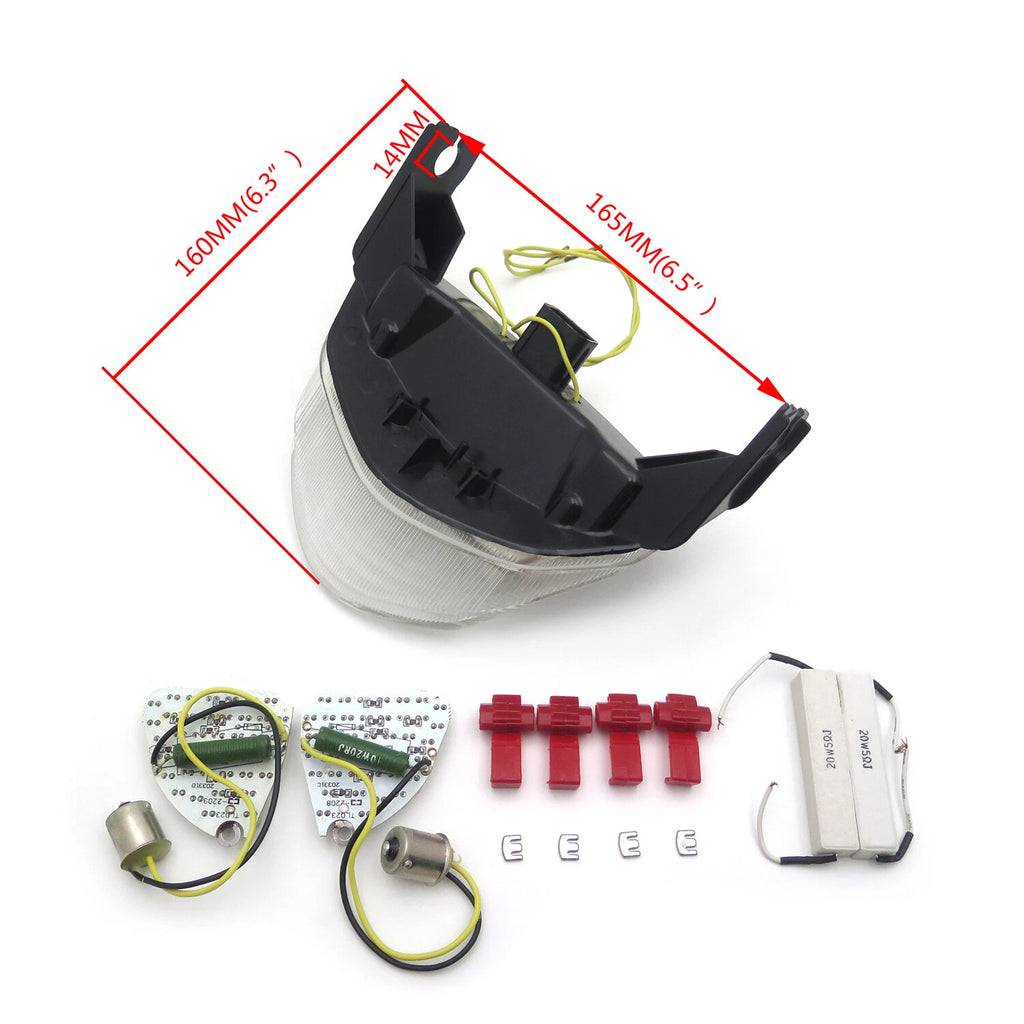 Clear Lens LED Tail Light for Suzuki GSXR 1000 (2005–2006)