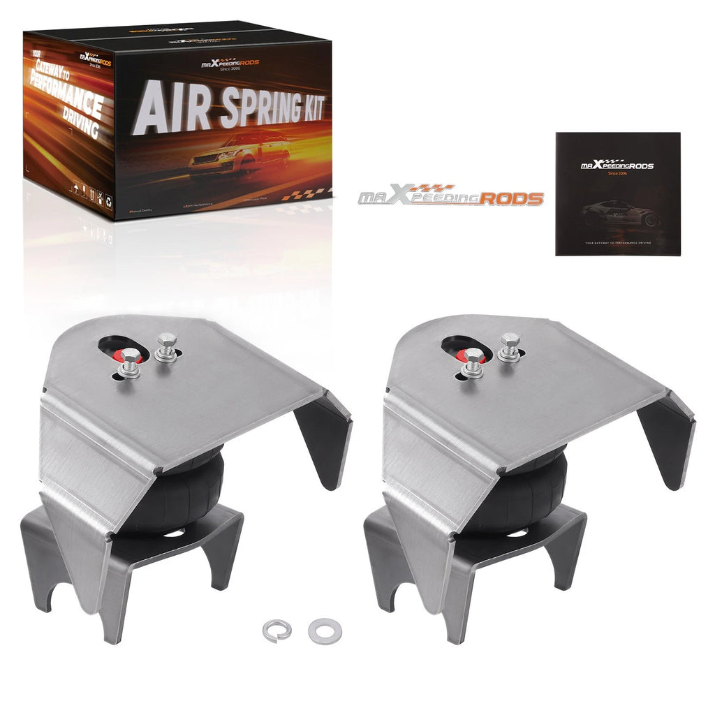 Air Suspension Spring Bags Kit 2.75-3.5" Axle Tube for Dodge Ram 1500 2500 3500 (2002–2023)