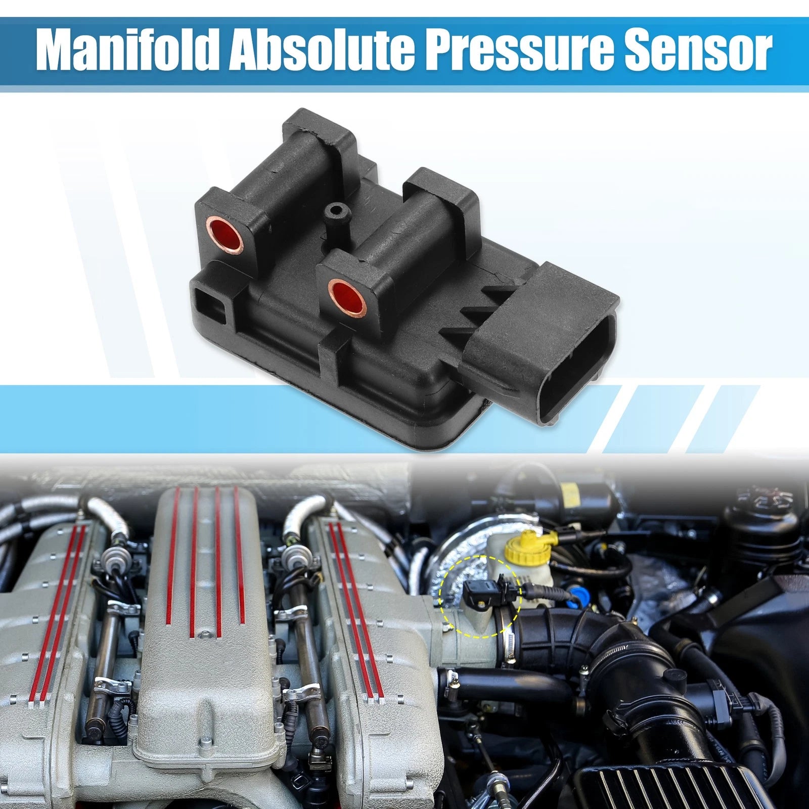 Manifold Absolute Pressure Sensor for Dodge Dakota, Jeep Wrangler (N/A) 56029405