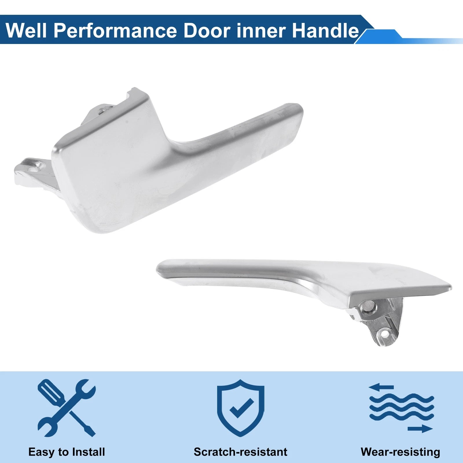 Front Passenger Side Interior Door Handle for Audi Q5 (2009–2018) No. 8K0837019A Chrome