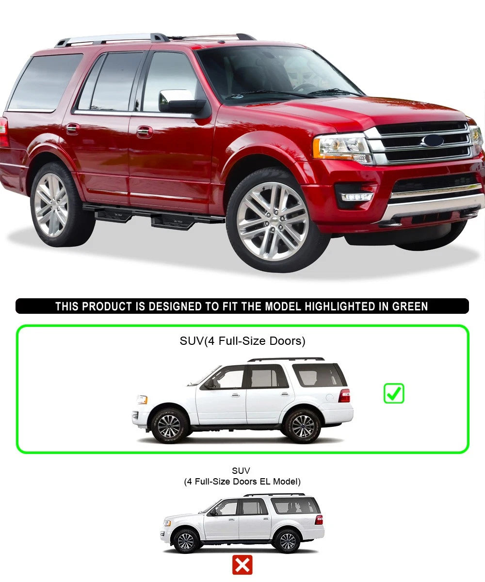 iArmor Stainless Steel Pocket Steps for Ford Expedition (2003-2017)