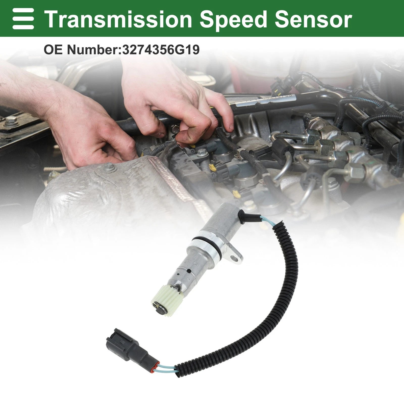 Transmission Speed Sensor for Nissan Pickup NP300 (2003–2018) No.3274356G19