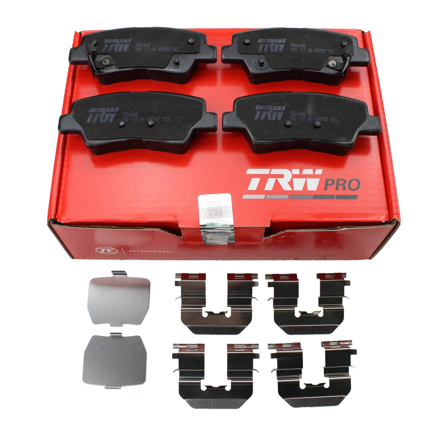 TRW Pro Rear Low-Met Brake Pads with Clips for Hyundai Azera Sonata (2006–2019)