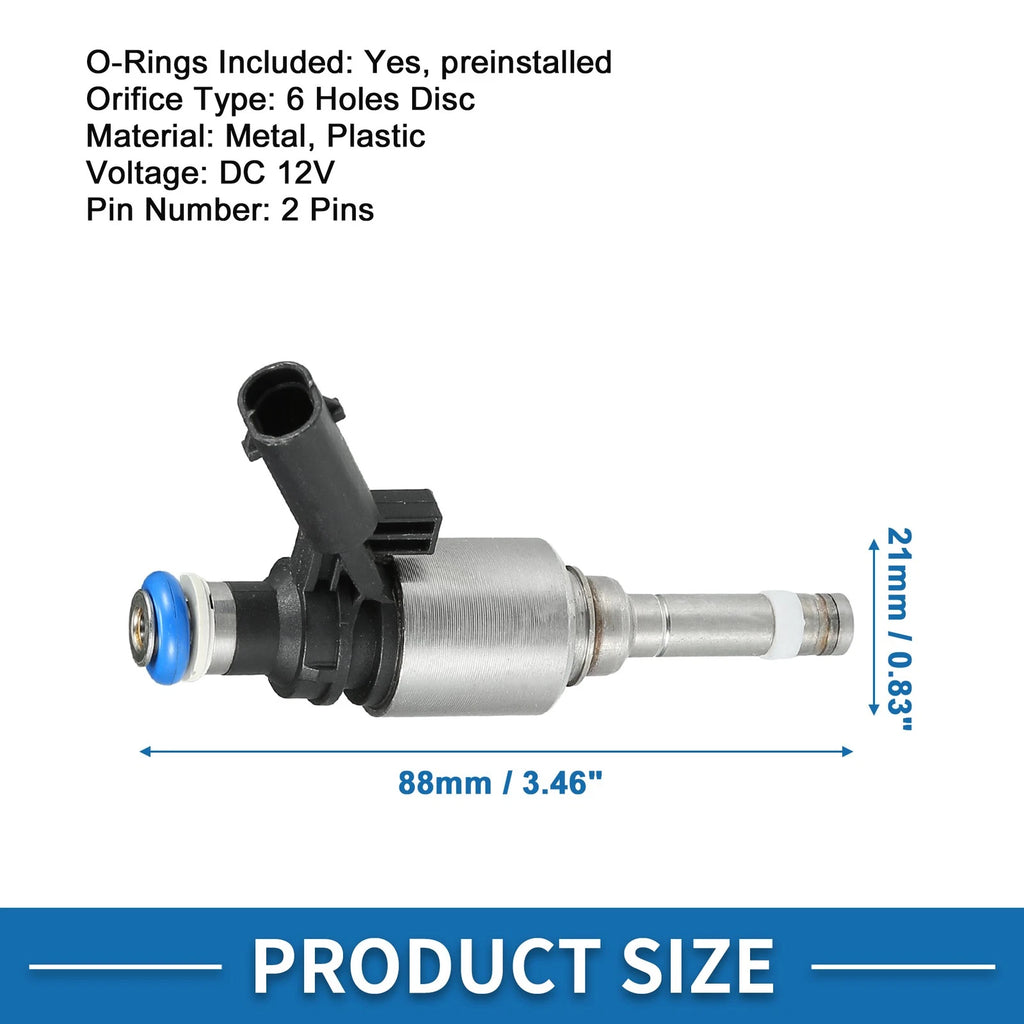 Set of 4 Fuel Injectors No.06H906036G/06J906036G for VW Golf 2.0 GTI (2004–2013)