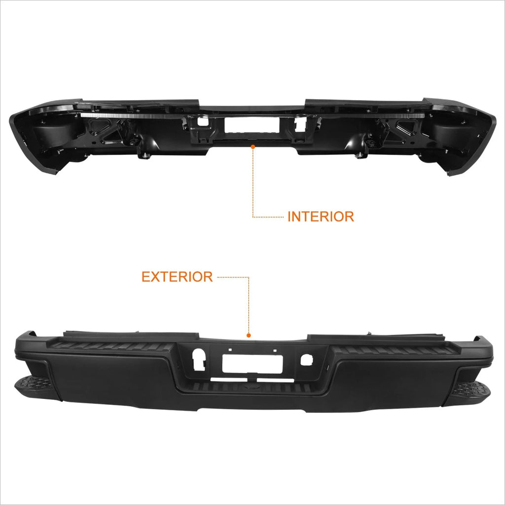 Set of 2 Side Step Nerf Bars for Ram 1500-3500 Truck (2009–2024)
