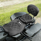 Rider & Passenger Seat w/ Pad for Harley Electra Glide (2009–2023)