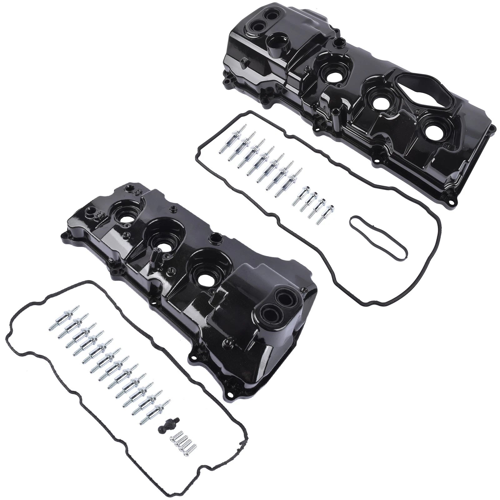 Aluminum Valve Cover Set w/Gasket for Ford F-150 Transit-150 250 350 (2015–2023)