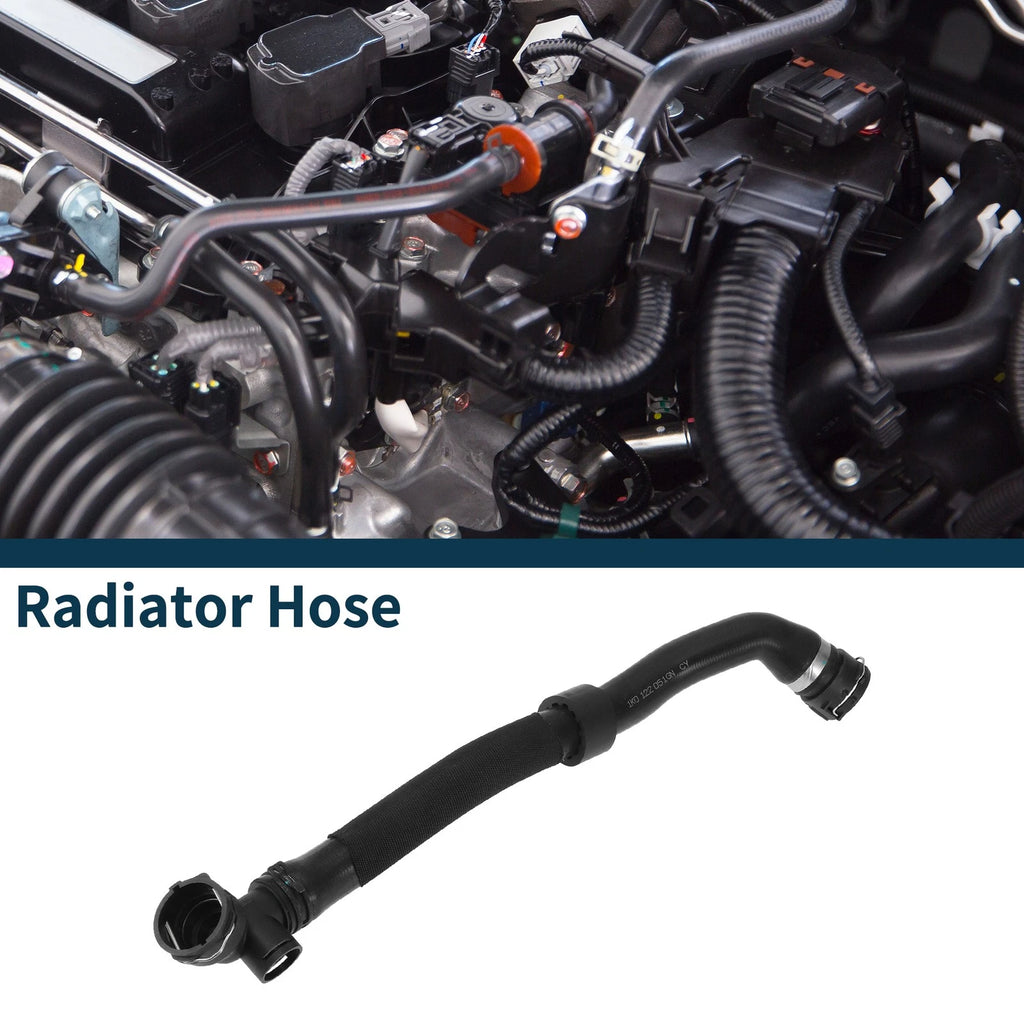 Radiator Hose for Volkswagen Eos 2.0L (2009–2016) Rubber Black