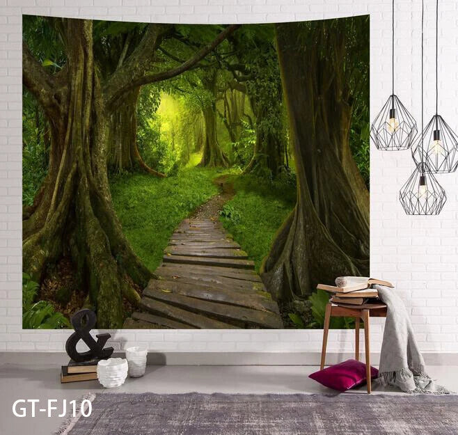 3D Forest Tree Tapestry for Home Decor (2023)