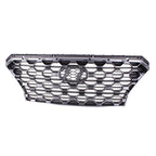Front Grille Replacement Gray Satin Chrome Polypropylene for Toyota Tacoma (2005–2015)