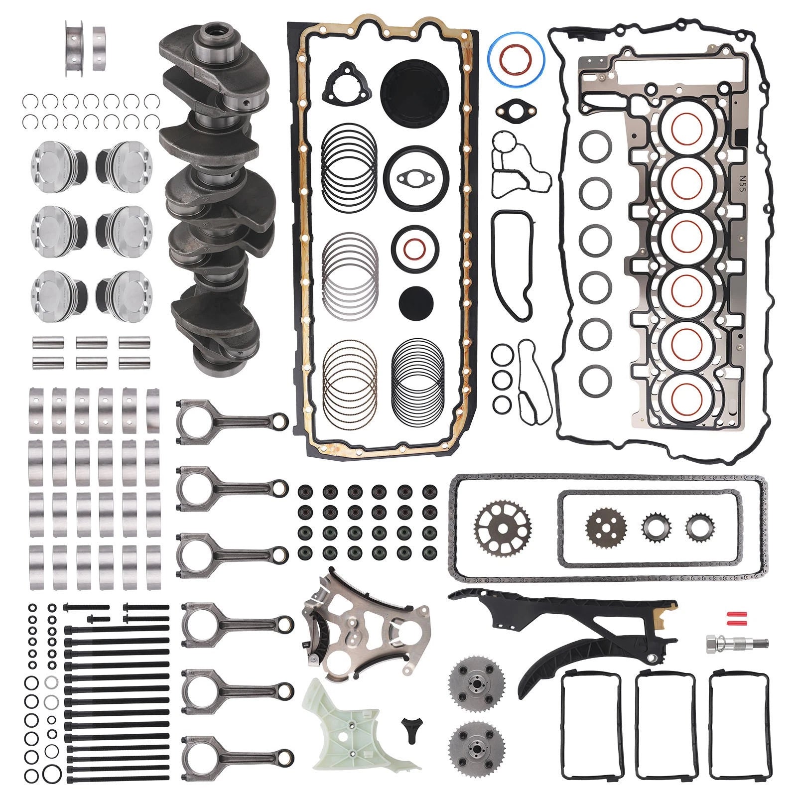 Engine Overhaul Rebuild Kit for BMW 3.0L N55 (2011–2019)