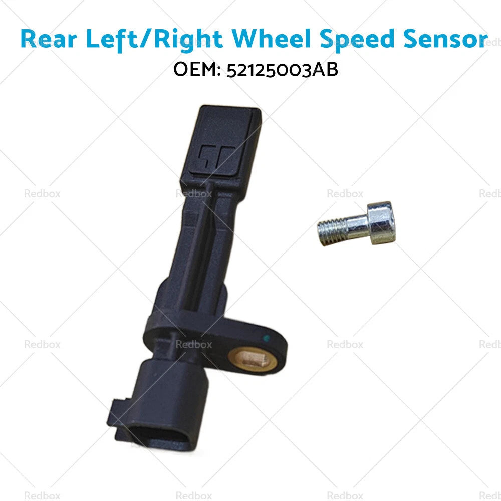Set of 2 ABS Wheel Speed Sensors for Jeep Wrangler JK (2007–2017)