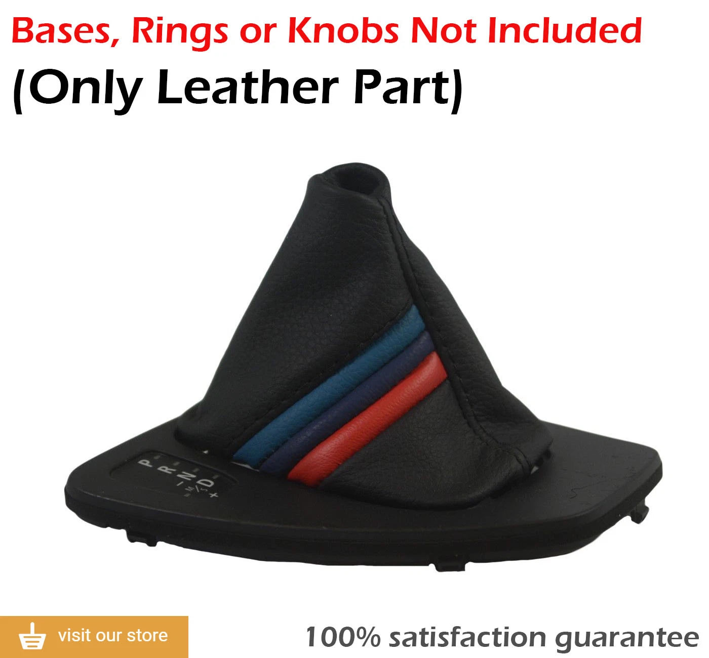 Automatic Shift Boot for BMW E90 (2005–2013) M Style Stripes