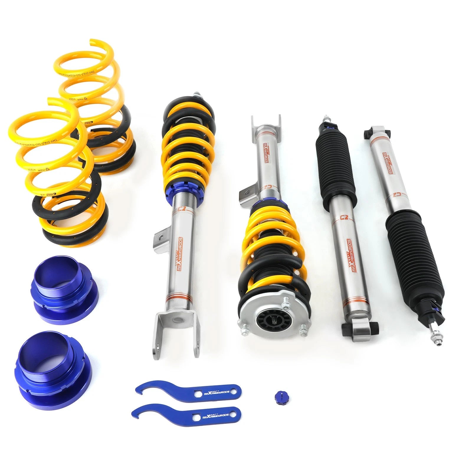 24 Way Adjustable Coilover Shock + Eibach Spring for Tesla Model 3 (2017–Present)