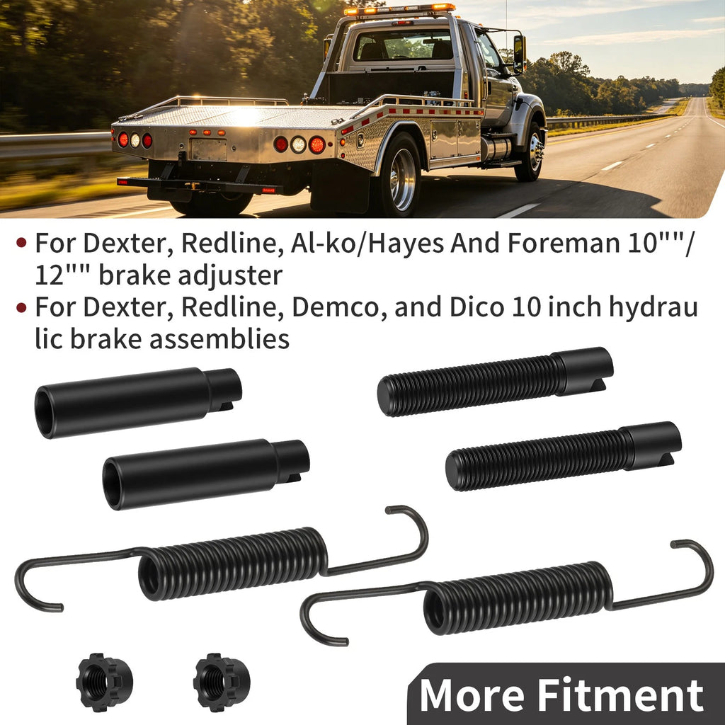 Set of 2 Brake Adjuster Springs for Dexter Redline Demco 10"/12" Trailer