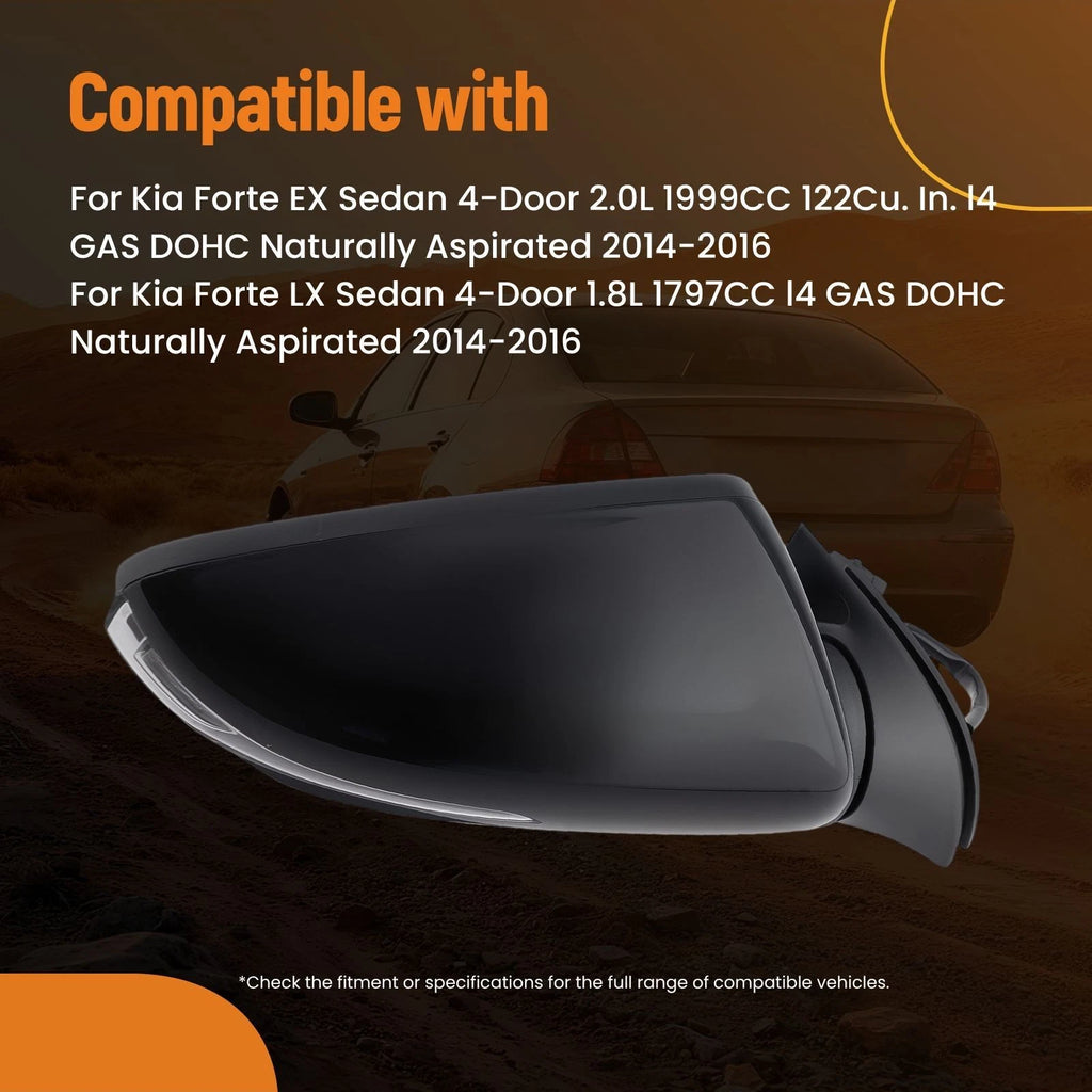 Heated Passenger Mirror for Kia Forte EX/LX (2014–2016) 87620A7210 KI1321182