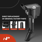 Set of 4 Ignition Coils and 4 Iridium Spark Plugs for Chevy Equinox Malibu