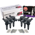 Set of 6 Ignition Coils & NGK Ruthenium HX Spark Plugs for Kia K900 (2015–2018)