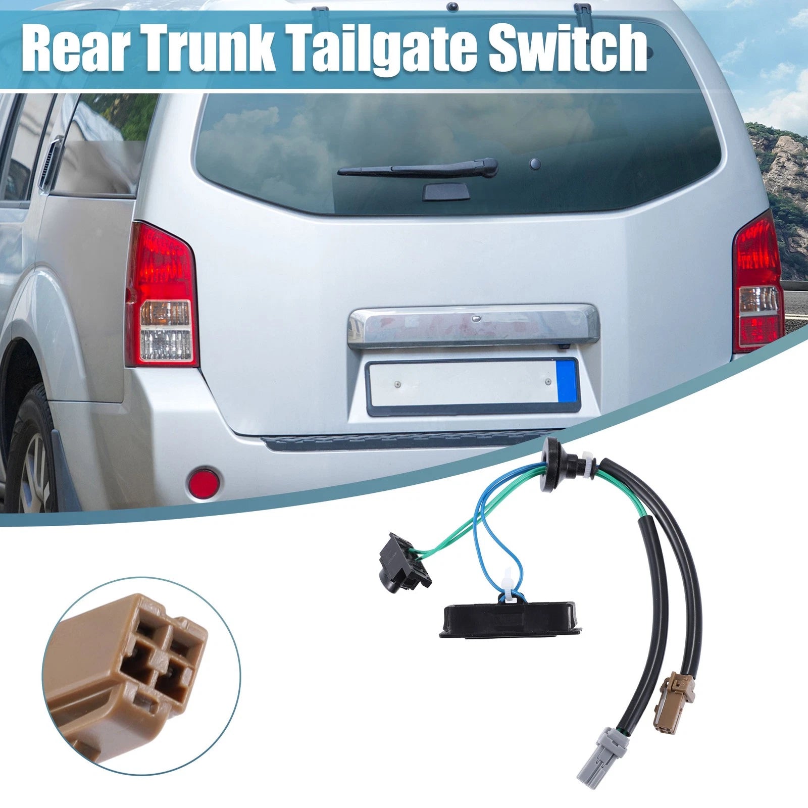 Rear Trunk Lid Release Switch for Nissan Sentra (2013–2019) 25380-2DT1A