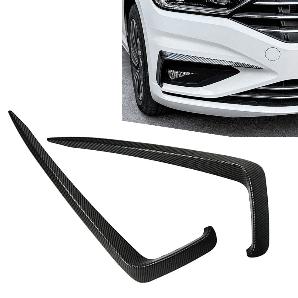 2X ABS Front Bumper Fog Lamp Light Cover Trim for VW Jetta MK7 (2019–2021)